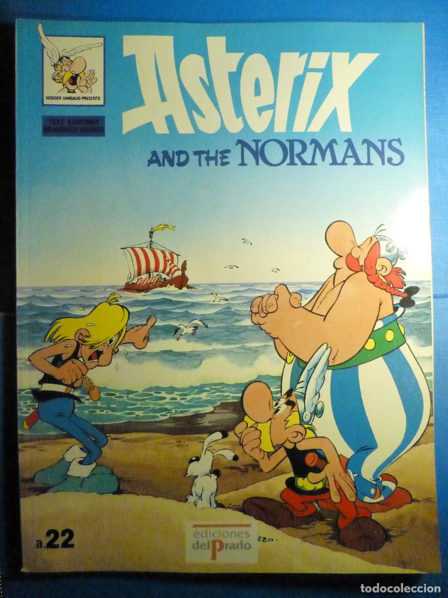 C&oacute;mics: Asterix and the Normans - a.22, Goscinny, Uderzo - Ediciones del Prado, Study Comics - En Ingl&eacute;s - Foto 1