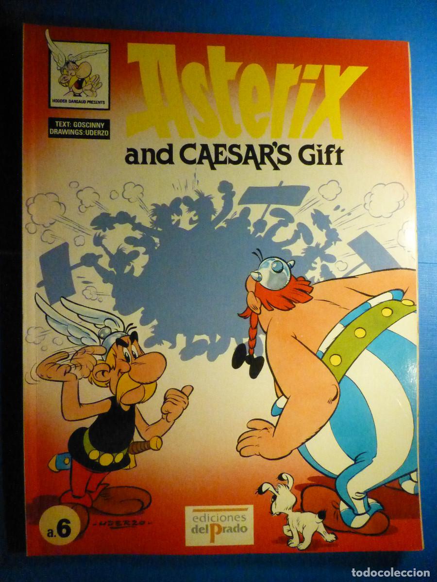 C&oacute;mics: Asterix and Caesar&acute;s Gift - a.6, R. Goscinny A. Uderzo - Ediciones del Prado, Study Comics - Ingl&eacute;s - Foto 1