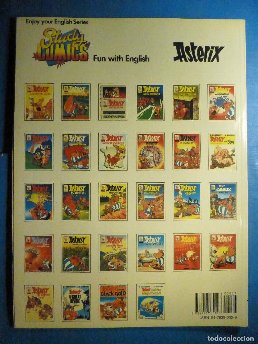C&oacute;mics: Asterix and Son - a.12, R. Goscinny, A. Uderzo - Ediciones del Prado, Study Comics - En Ingl&eacute;s - Foto 2