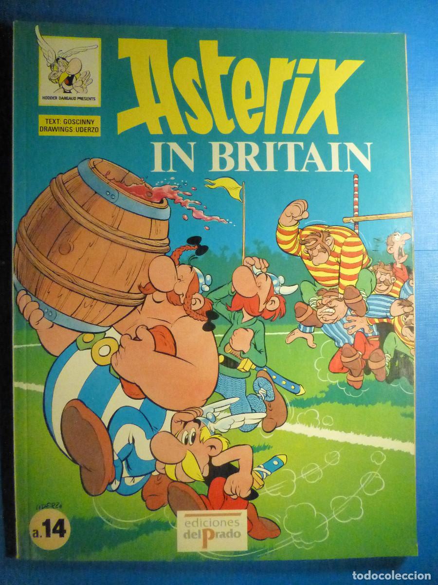 C&oacute;mics: Asterix in Britain - a.14, R. Goscinny, A. Uderzo - Ediciones del Prado, Study Comics - En Ingl&eacute;s - Foto 1