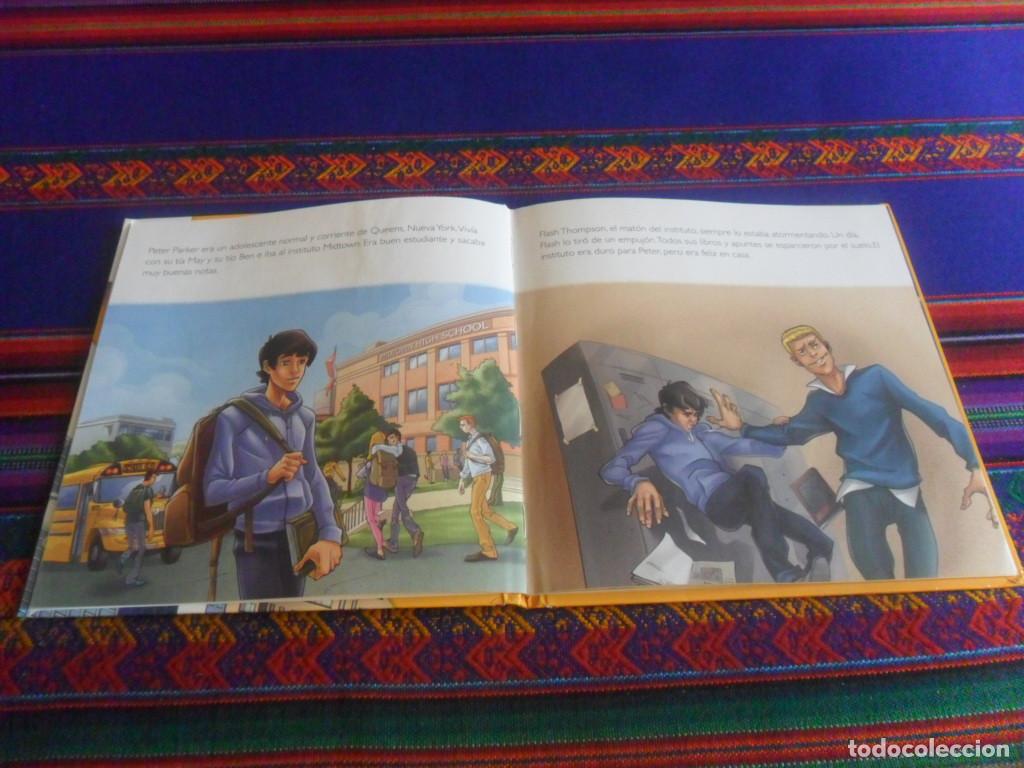 C&oacute;mics: CUENTOS SOLIDARIOS 3 MARVEL SPIDER-MAN SPIDERMAN. CARREFOUR 2019. TAPAS DURAS. - Foto 5