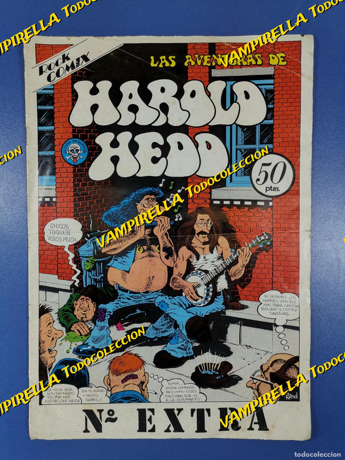 C&oacute;mics: HAROLD HEAD - 1977 - ROCK C&Oacute;MIX - N&Uacute;MERO EXTRA - EDIPRESS, BARCELONA - Foto 1