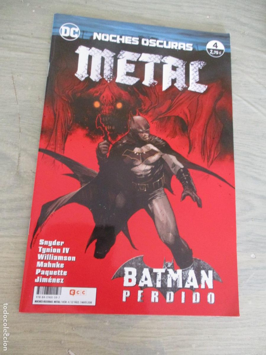 C&oacute;mics: DC. METAL-BATMAN PERDIDO, N&ordm;. 4-NOCHES OSCURAS - Foto 1