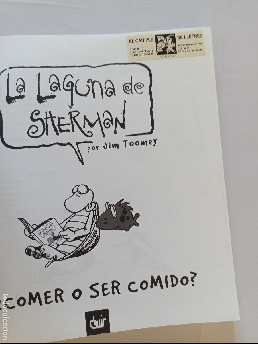 C&oacute;mics: LA LAGUNA DE SHERMAN - &iquest;COMER O SER COMIDO? - TIM TOOMEY - DEVIR (L2) - Foto 2