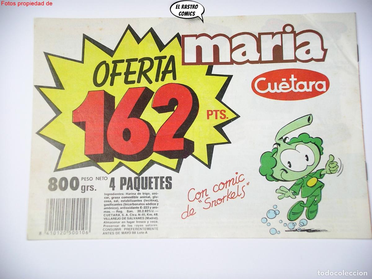 C&oacute;mics: Snorkels n&ordm; 3, Tooter y los devoradores de algas, ed. Cuetara 1986 - Foto 2