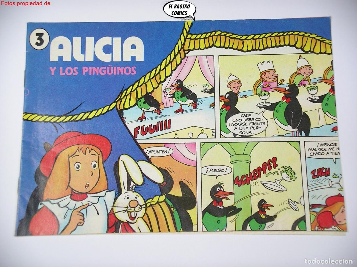C&oacute;mics: Alicia n&ordm; 3, y los pinguinos, ed. Cuetara 1986 - Foto 1