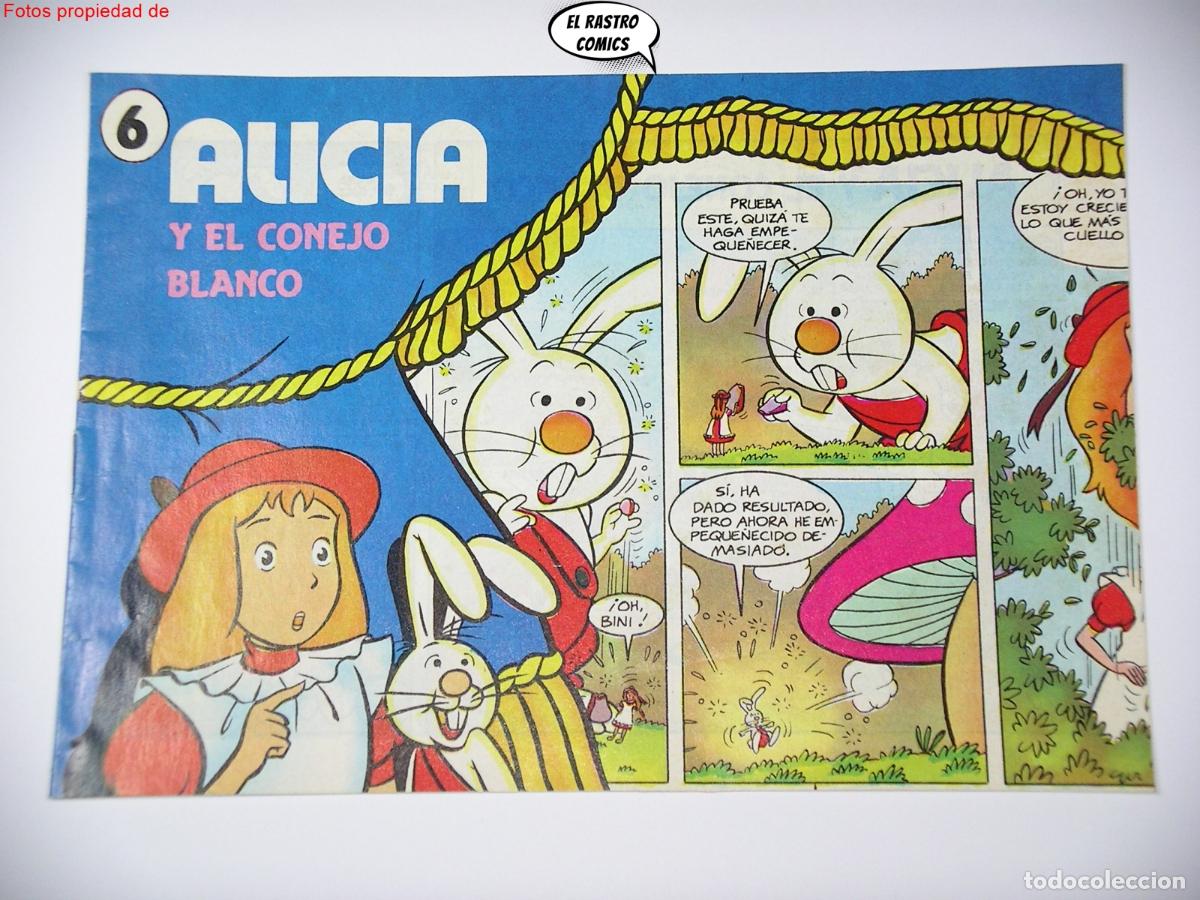 C&oacute;mics: Alicia n&ordm; 6, y el conejo blanco, ed. Cuetara 1986 - Foto 1