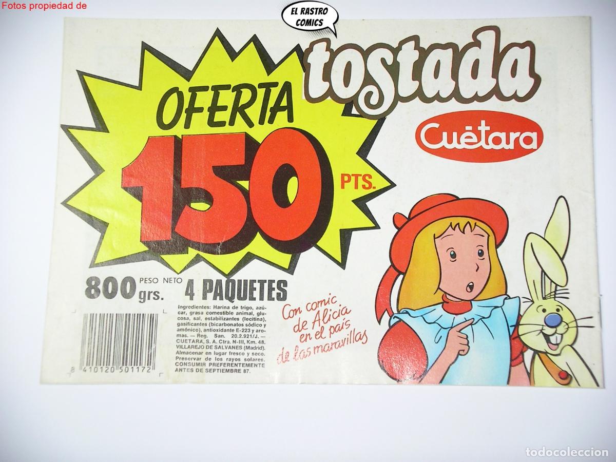 C&oacute;mics: Alicia n&ordm; 11, y la partida, ed. Cuetara 1986 - Foto 2