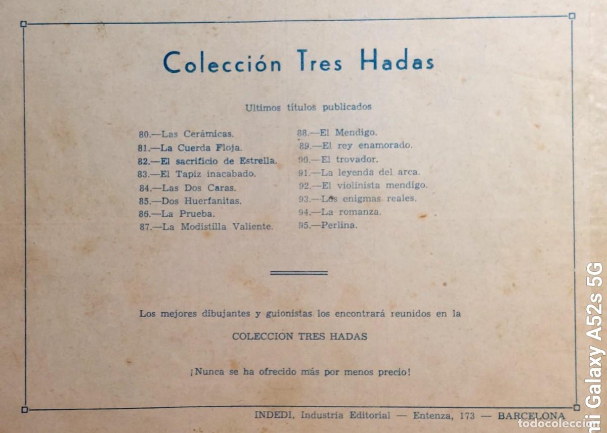C&oacute;mics: LOTE DE 2 COMICS ( COLECION TRES HADAS ) de ENDEDI 1956 - Foto 4