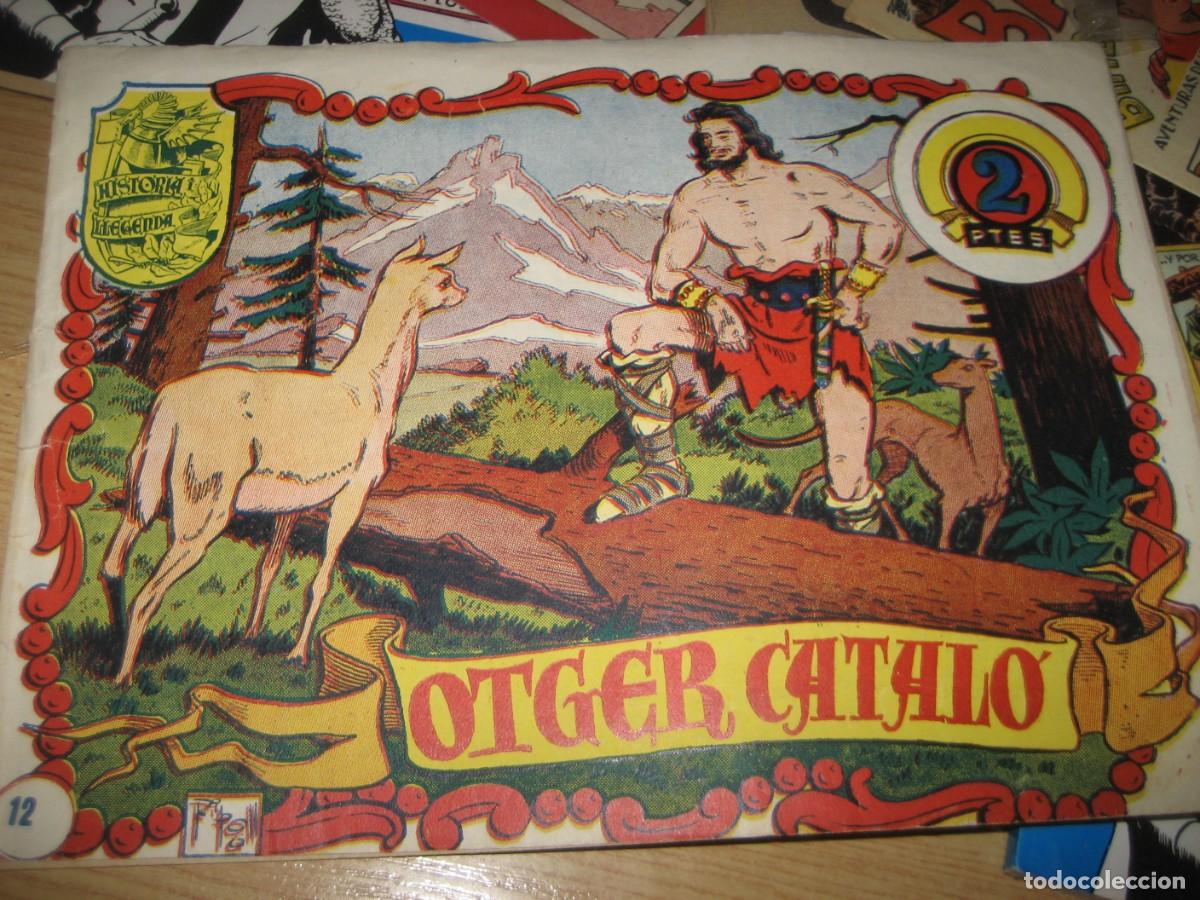 C&oacute;mics: comic Otger Catal&oacute; . Hist&ograve;ria i legenda n&ordm; 12 en catal&agrave;