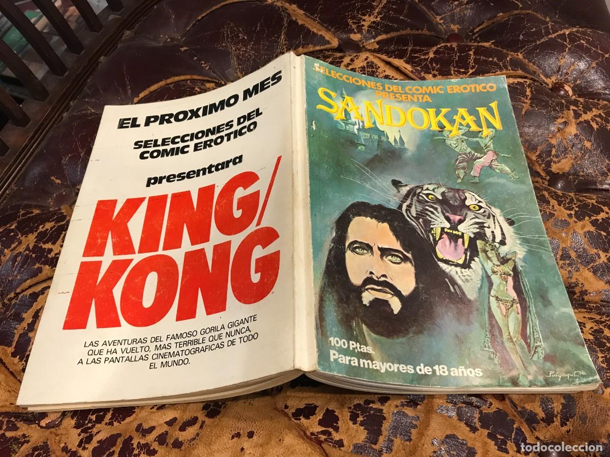 C&oacute;mics: SELECCIONES DEL C&Oacute;MIC ER&Oacute;TICO PRESENTA SANDOKAN. 1976 - Foto 1