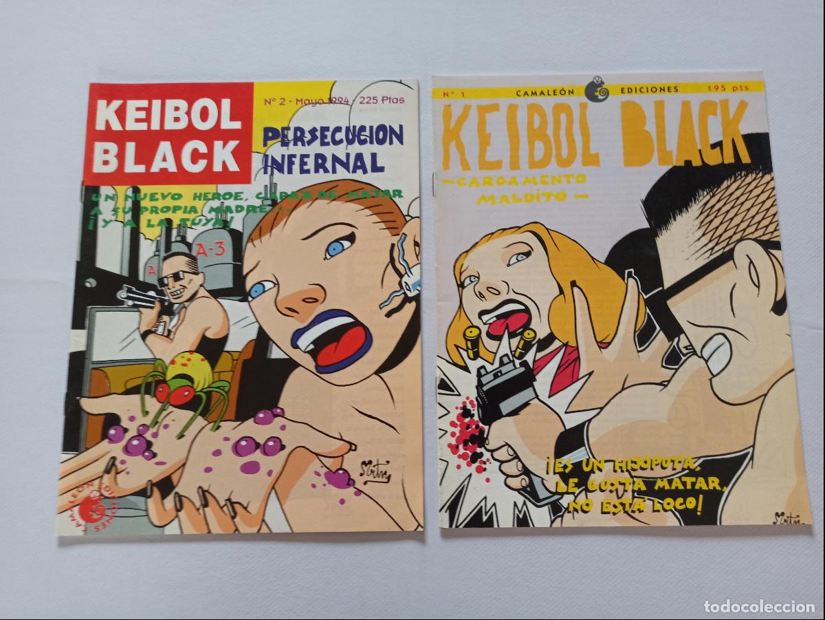 C&oacute;mics: KEIBOL BLACK N&ordm; 1 Y 2 - CAMALEON EDICIONES (GL) - Foto 1