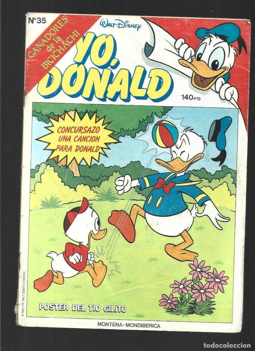 C&oacute;mics: 1 COMIC ANTIGUO YO DONALD NUM. 35 A&Ntilde;O 1986 - Foto 1