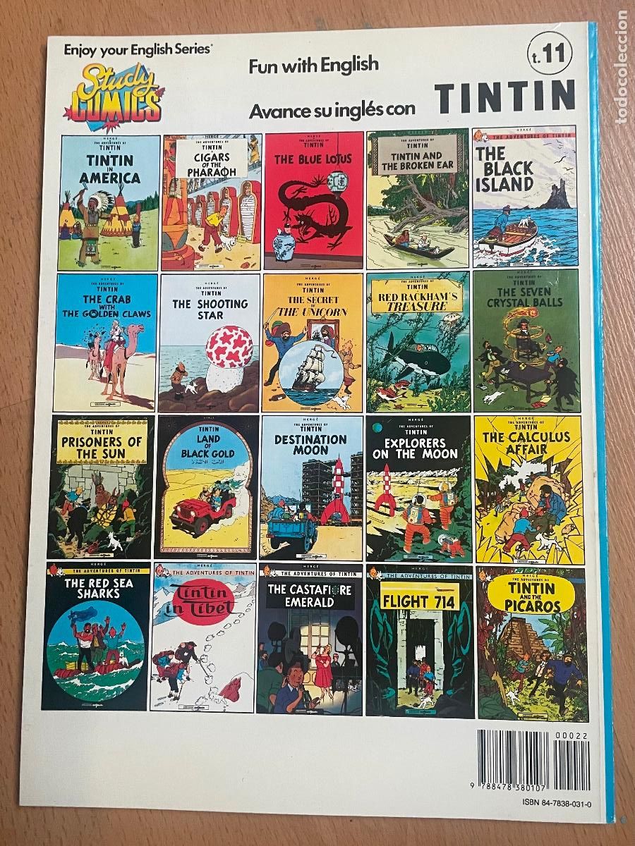 C&oacute;mics: T9INTIN KING OTTOKAR`S SCEPTRE, Herge, Ediciones el Prado EN INGLES - Foto 2