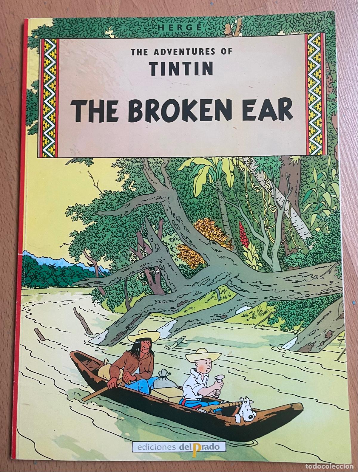 C&oacute;mics: TINTIN THE BROKEN EAR, Herge, Ediciones el Prado EN INGLES - Foto 1
