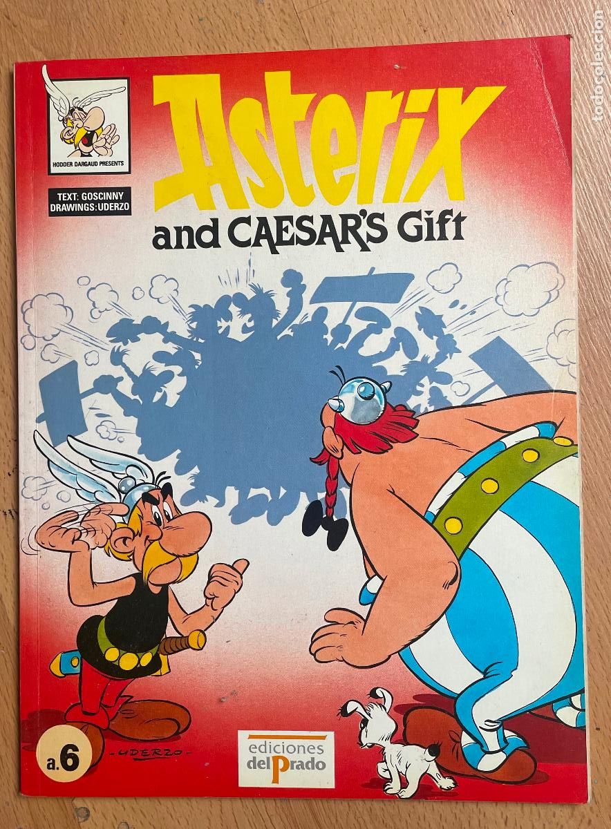 C&oacute;mics: ASTERIX AND CAESAR`S GIFT, Ediciones el Prado EN INGLES - Foto 1