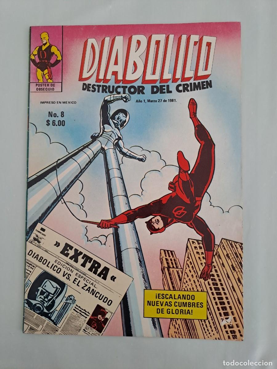 C&oacute;mics: Diab&oacute;lico destructor del crimen 8, Novedades editores en muy buen estado
