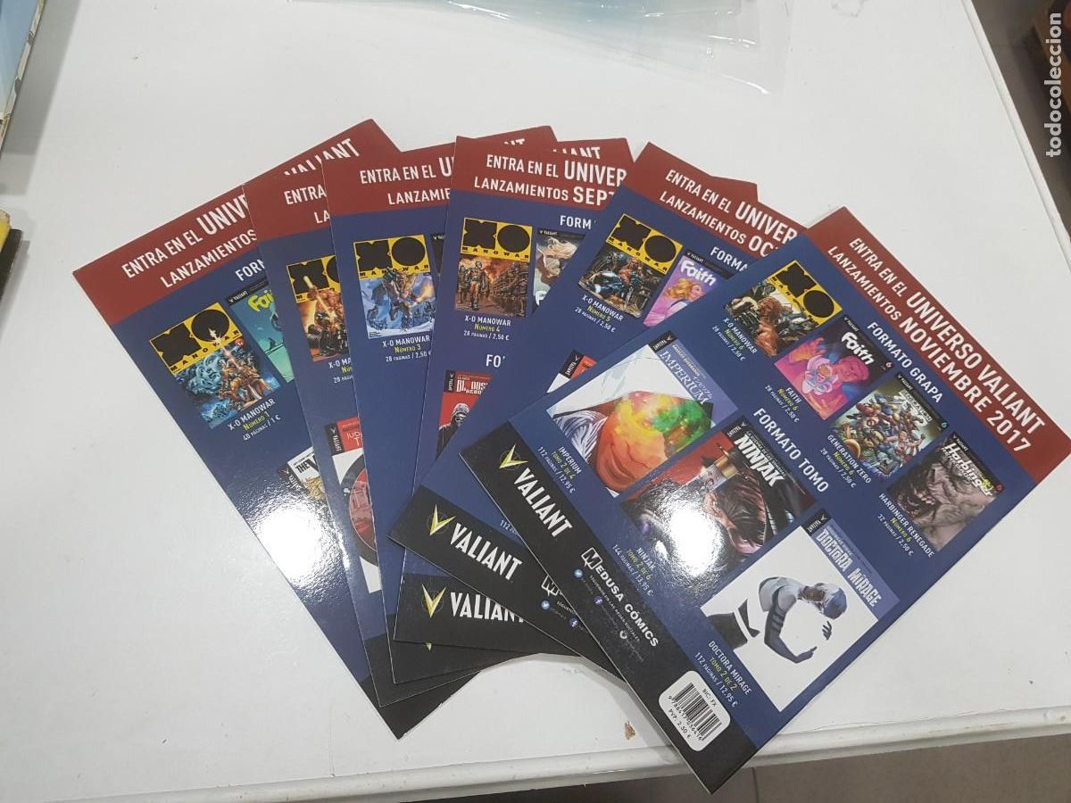 C&oacute;mics: Lote 6 Numeros Xo Manowar Valiant - Foto 2