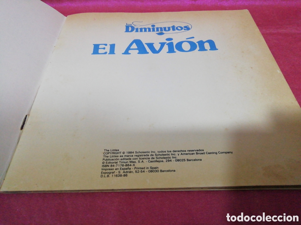 C&oacute;mics: Los Diminutos - El Avi&oacute;n - Distein Libros 1986 - Foto 2