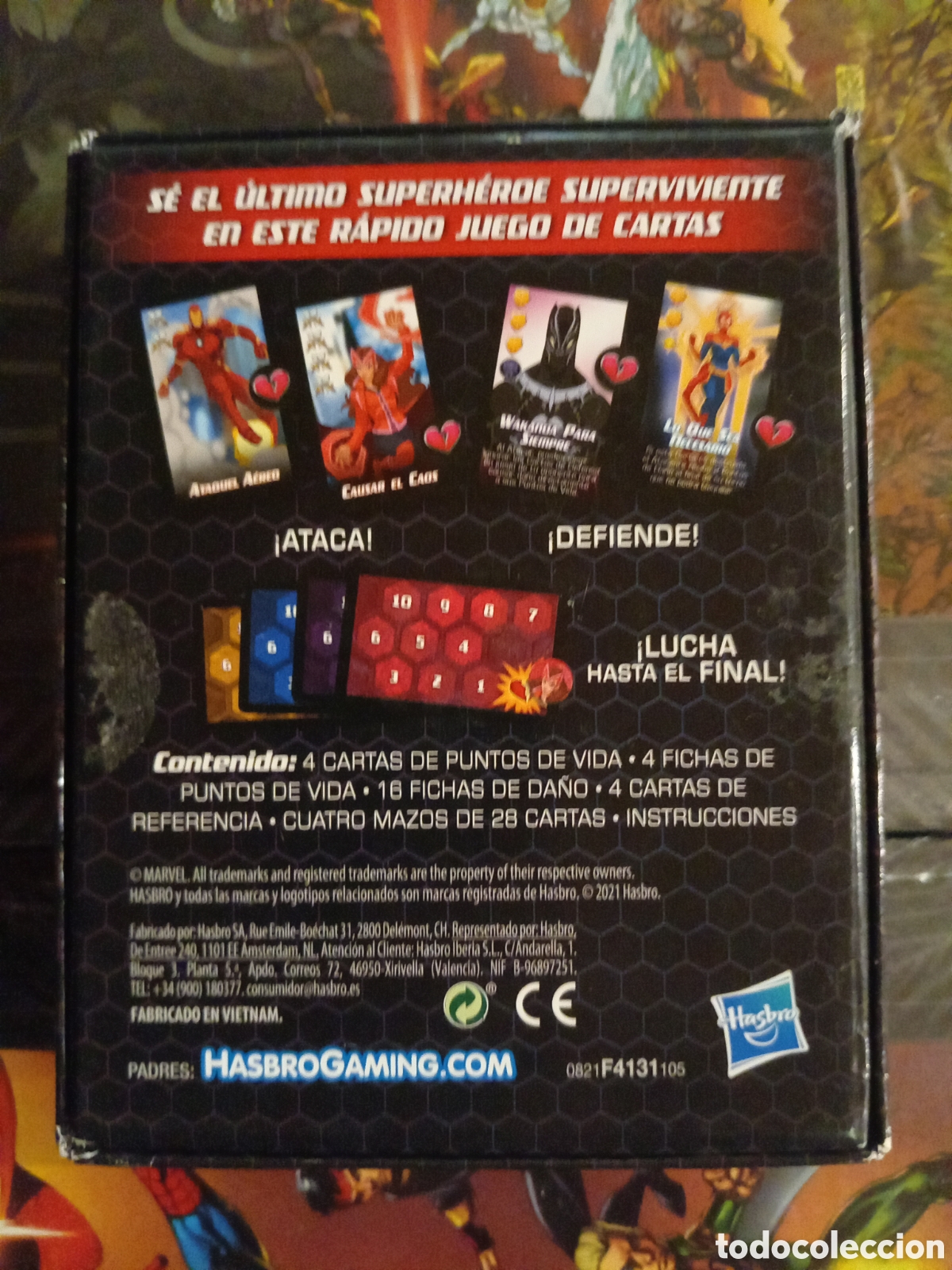 C&oacute;mics: Marvel khaos juego de cartas cj80 - Foto 2