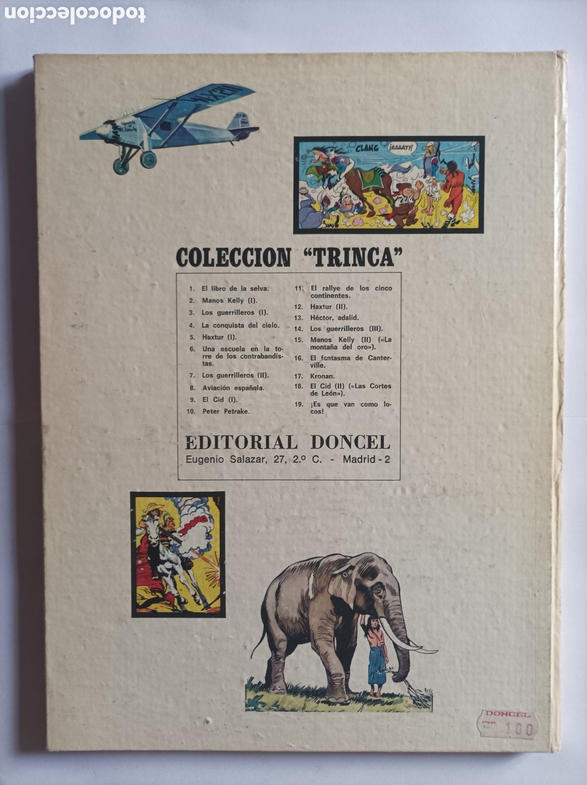C&oacute;mics: EL CID, TOMO 2. TRINCA N&deg;18. DONCEL. 1970. - Foto 2
