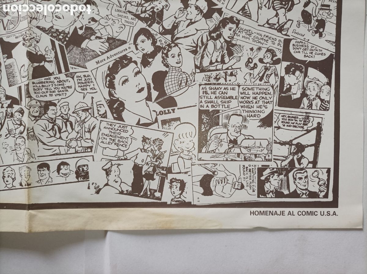 C&oacute;mics: P&Oacute;STER HOMENAJE AL COMIC. ED. COMIX. - Foto 4