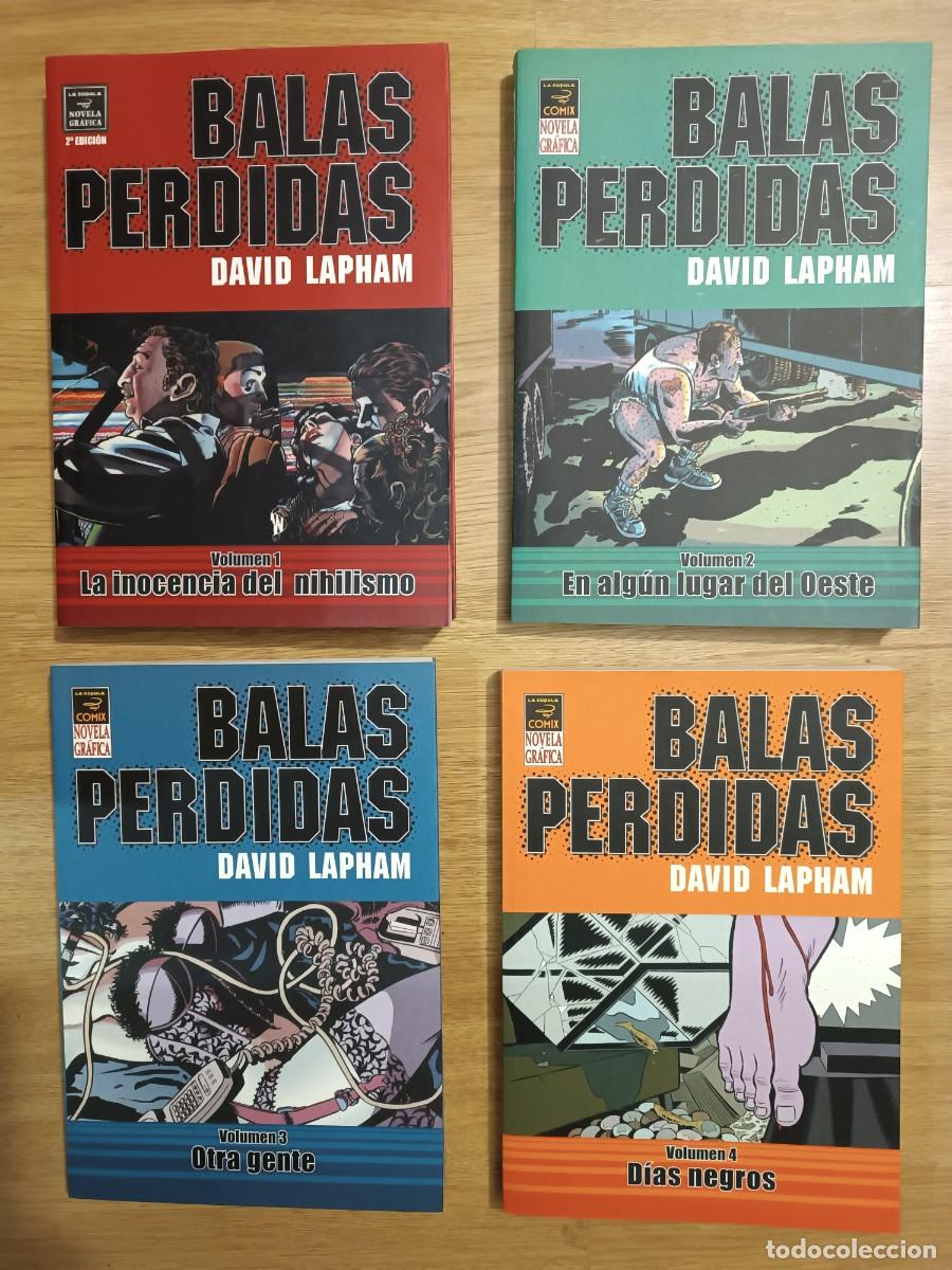 C&oacute;mics: BALAS PERDIDAS. COMPLETA. DAVID LAPHAM. 4 TOMOS. LA CUPULA - Foto 1
