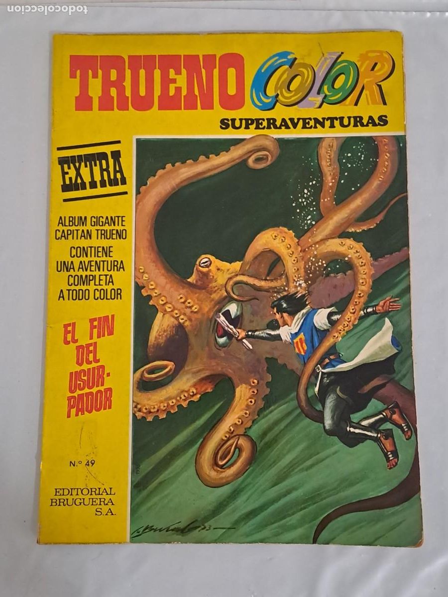 C&oacute;mics: Trueno color extra 49, primera edici&oacute;n, Bruguera en muy buen estado