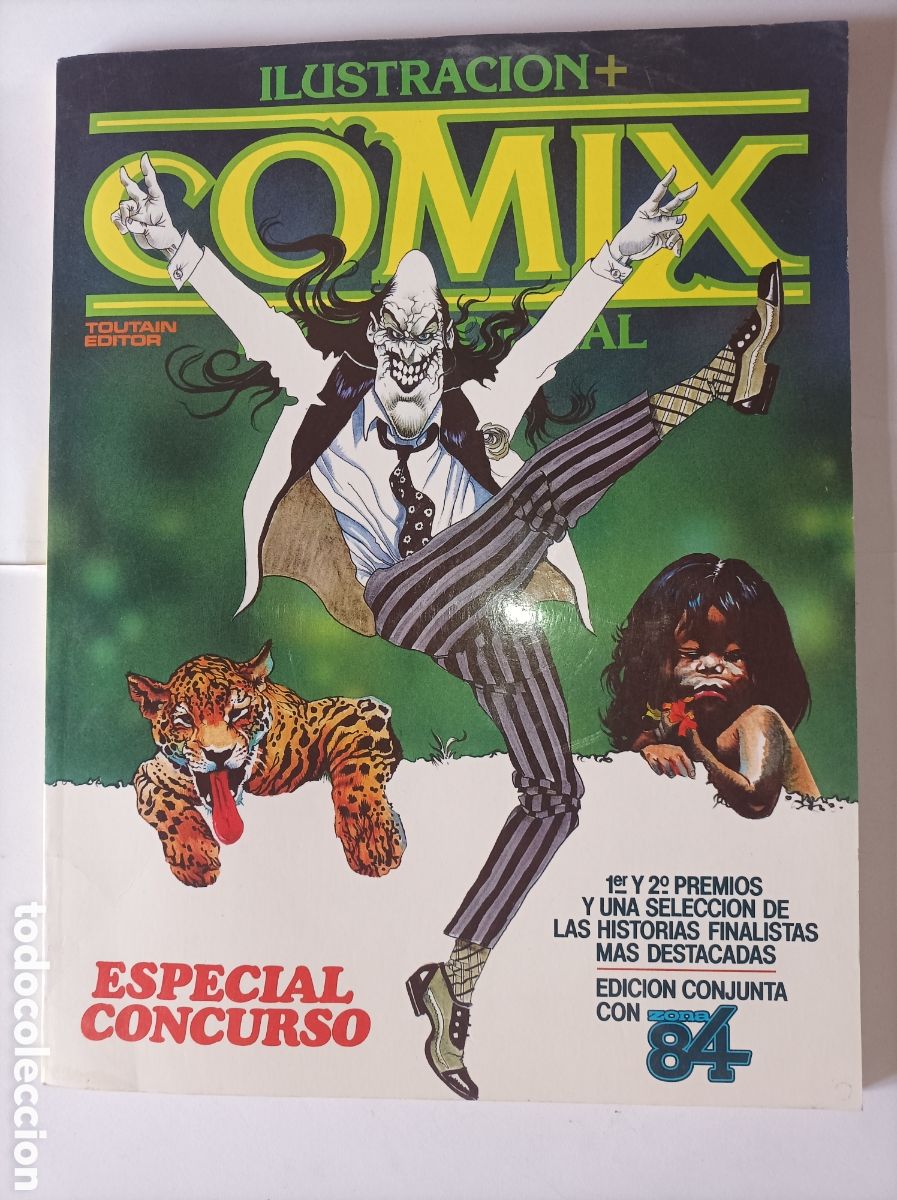 C&oacute;mics: ZONA 84. ESPECIAL CONCURSO. EDICI&Oacute;N CONJUNTA CON COMIX. TOUTAIN. - Foto 2
