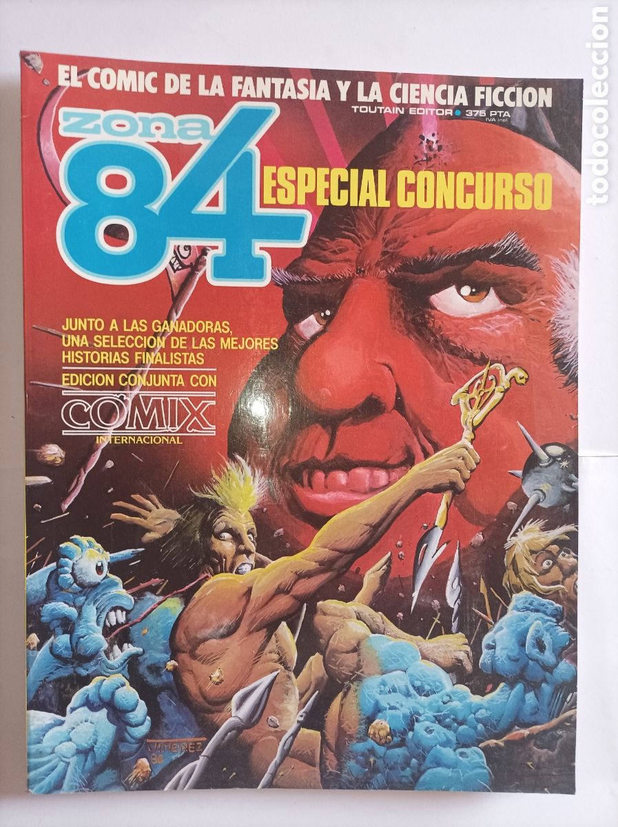 C&oacute;mics: ZONA 84. ESPECIAL CONCURSO. EDICI&Oacute;N CONJUNTA CON COMIX. TOUTAIN. - Foto 1