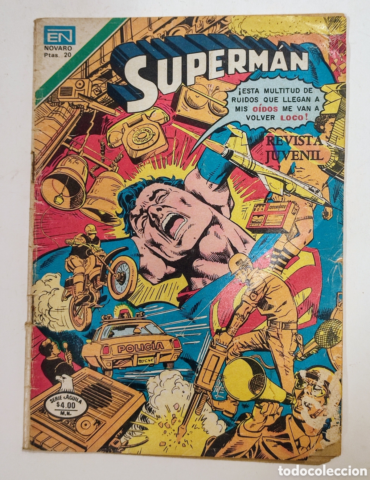 C&oacute;mics: Lote de 6 comics antiguos, DC,Novaro... LA HISTORIA DE SUPERMAN - Foto 8
