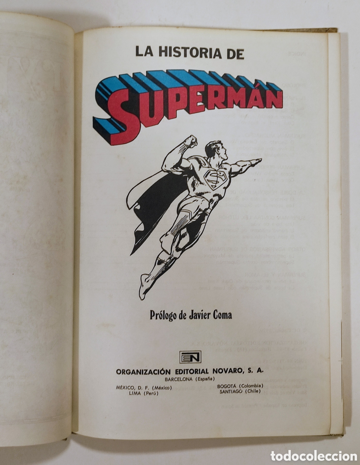 C&oacute;mics: Lote de 6 comics antiguos, DC,Novaro... LA HISTORIA DE SUPERMAN - Foto 19