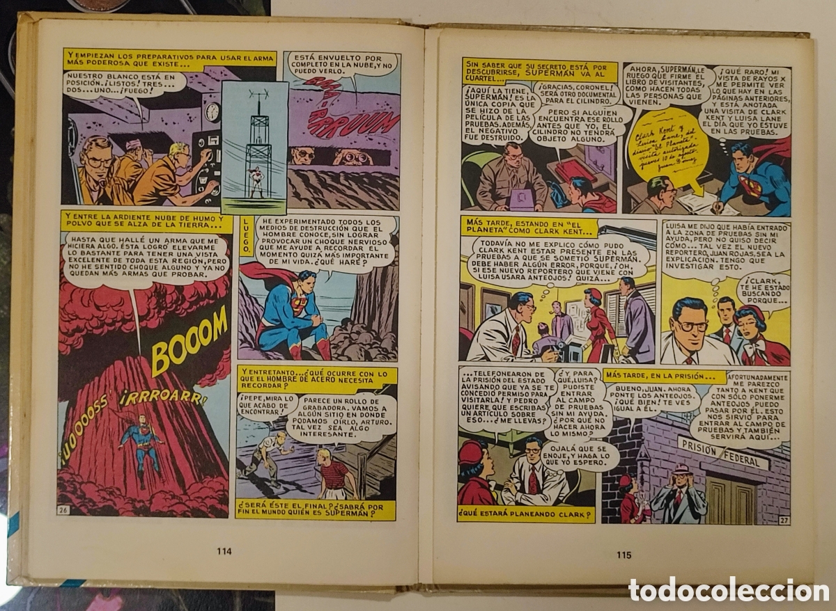 C&oacute;mics: Lote de 6 comics antiguos, DC,Novaro... LA HISTORIA DE SUPERMAN - Foto 20
