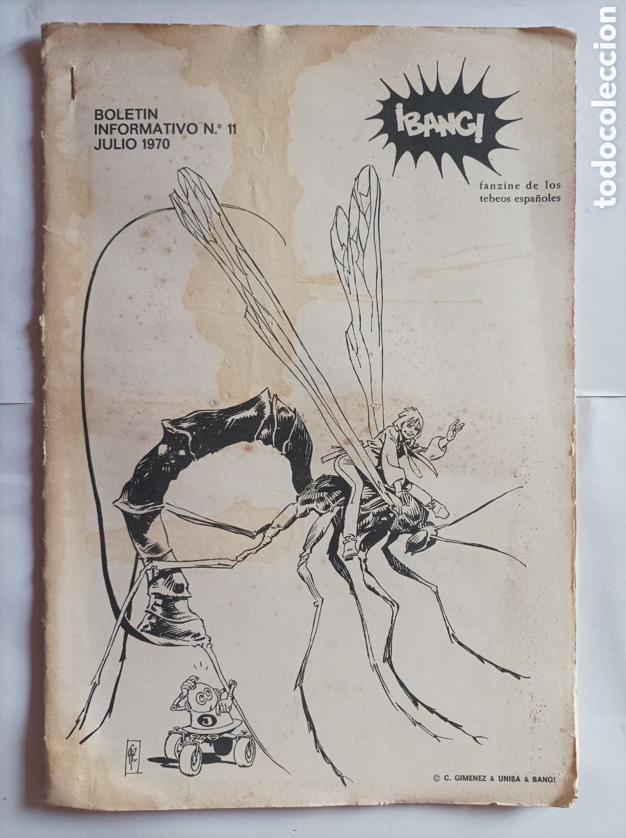 C&oacute;mics: BOLETIN INFORMATIVO N.&deg; 11. BANG. 1970. - Foto 1