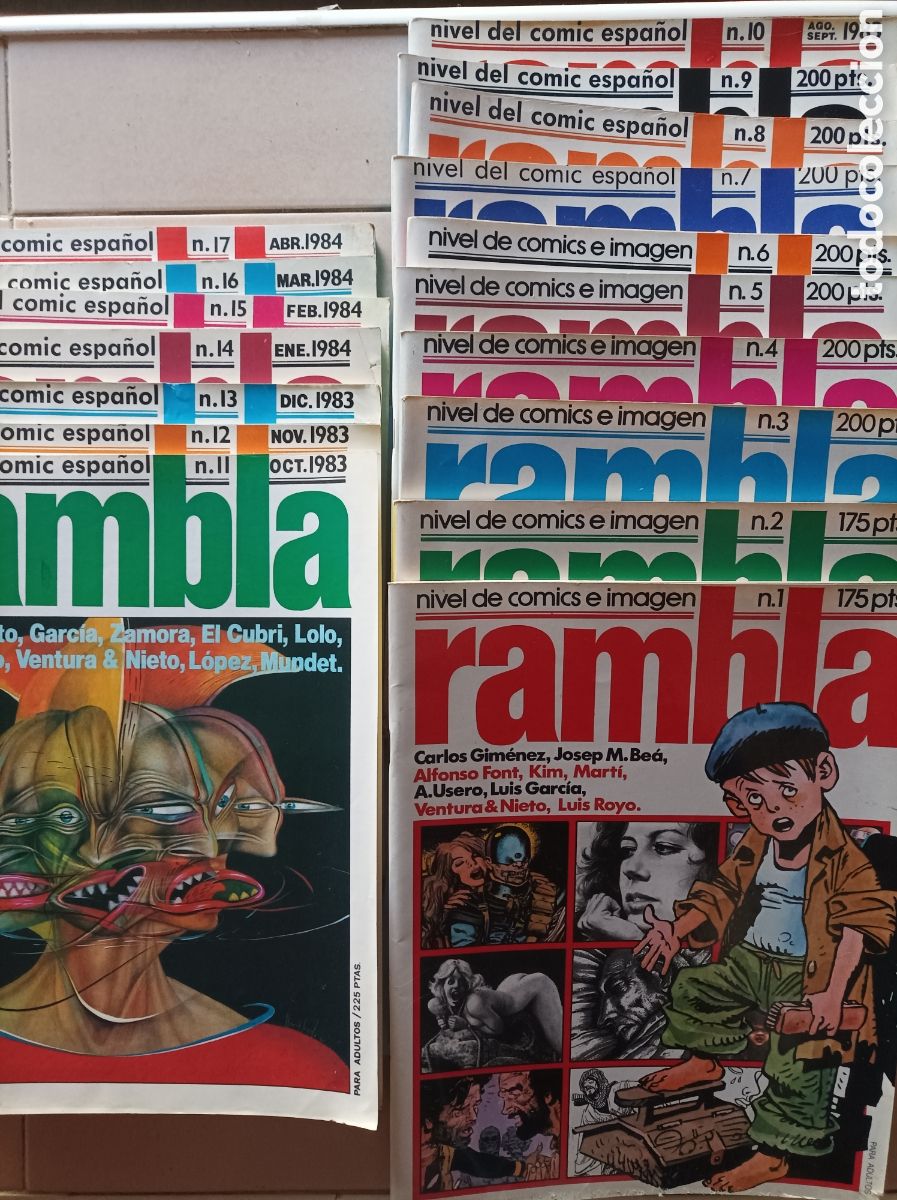 C&oacute;mics: RAMBLA. 17 PRIMEROS N&Uacute;MEROS + EXTRA. - Foto 1