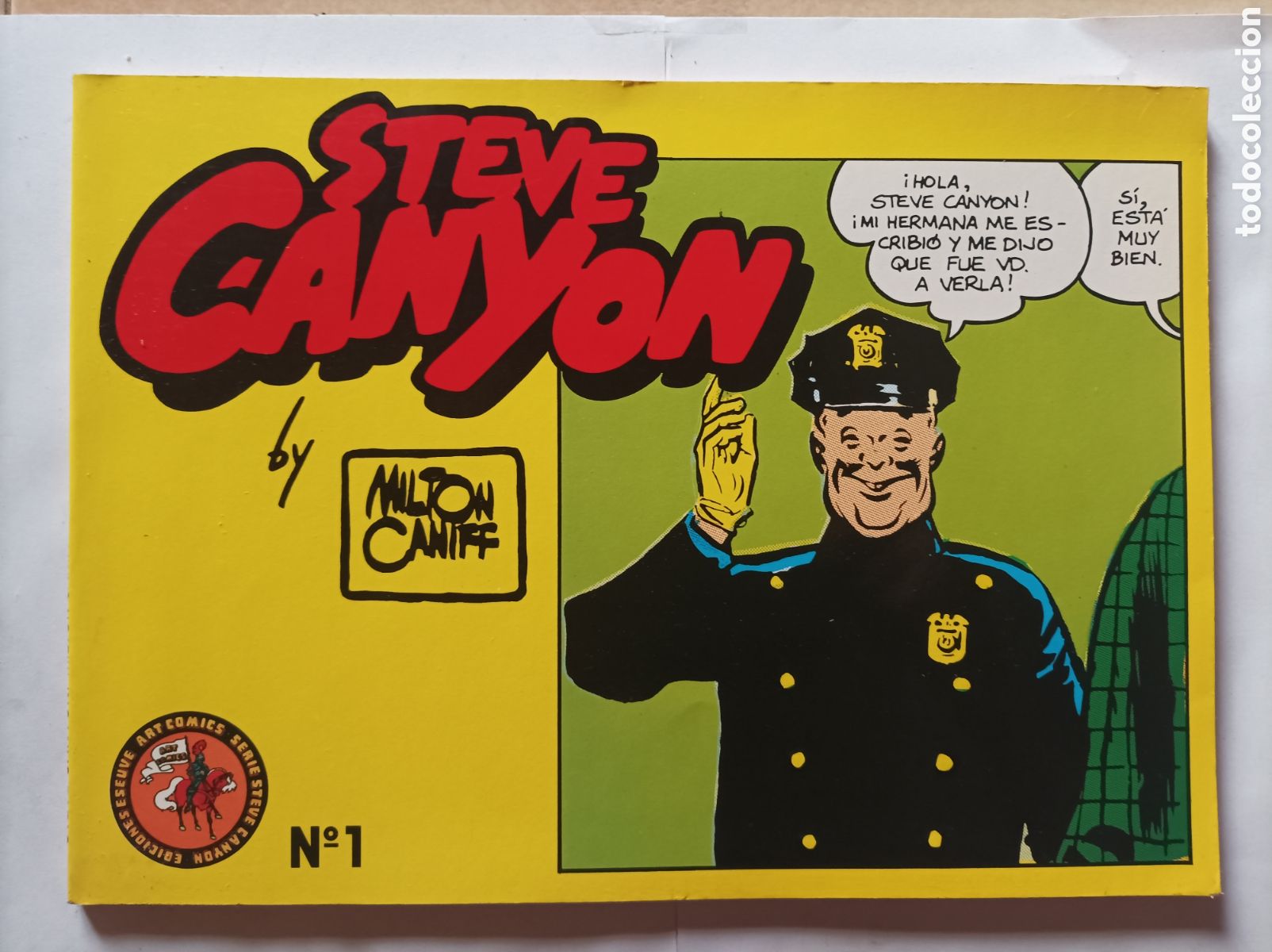 C&oacute;mics: STEVE CANYON N&deg;1. CANIFF. ART COMICS - Foto 1