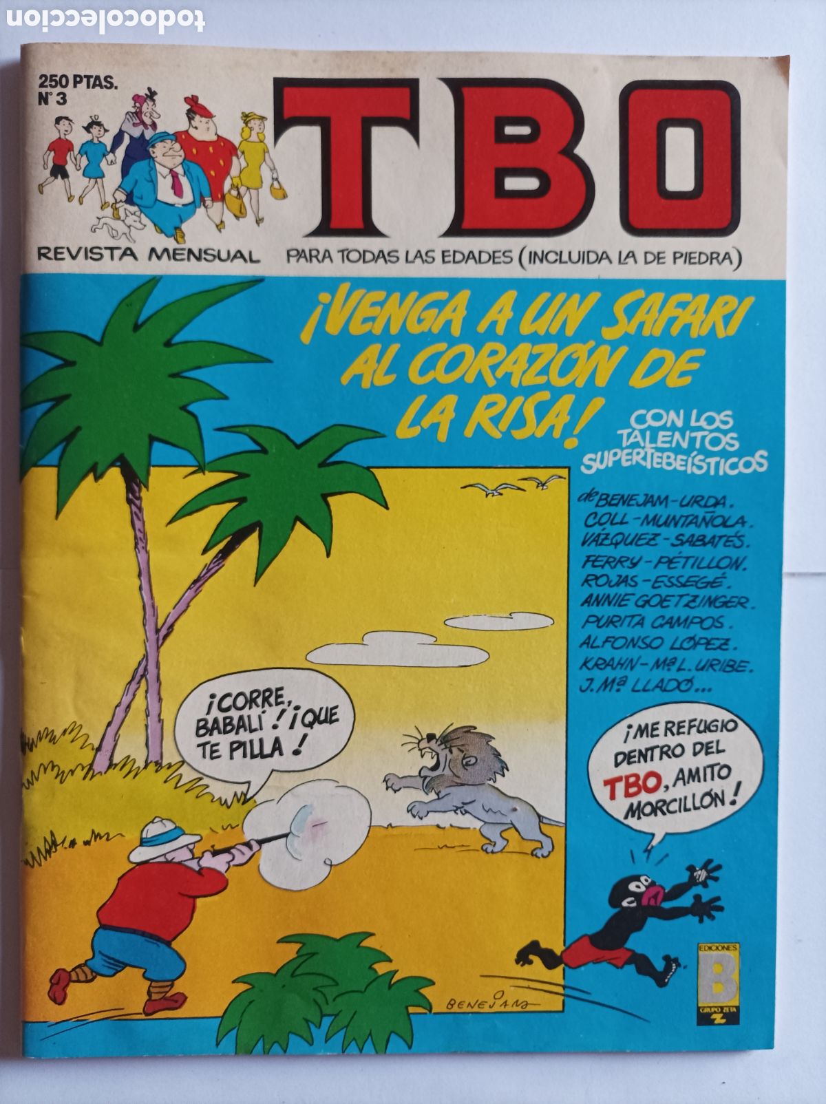 C&oacute;mics: TBO. N&deg;3. EDICIONES B. - Foto 1