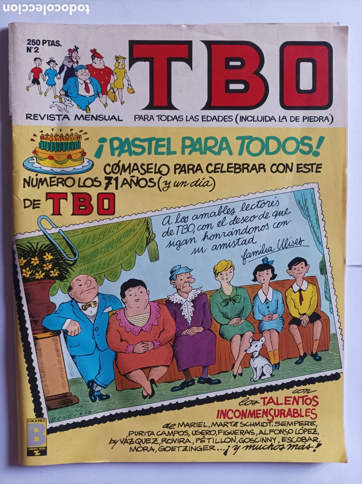 C&oacute;mics: TBO. N&deg;2. EDICIONES B. - Foto 1