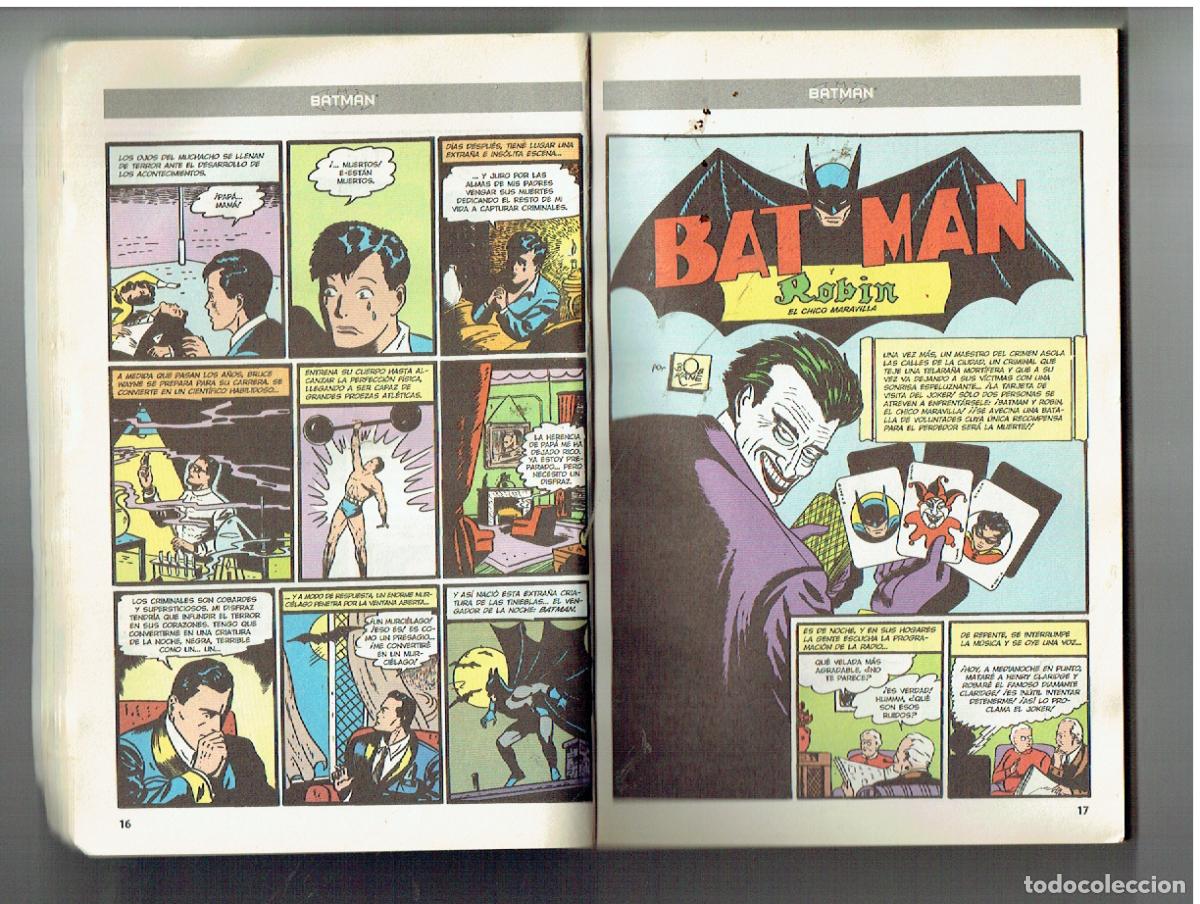 C&oacute;mics: CL&Aacute;SICOS DEL C&Oacute;MIC. BATMAN. BOB KANE. (C/A22) - Foto 3