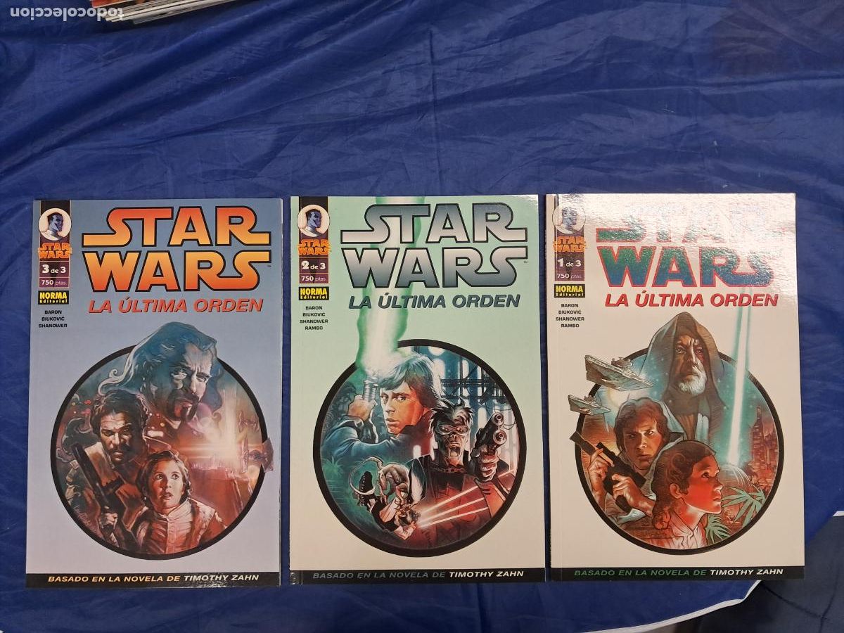 C&oacute;mics: Star Wars. La &uacute;ltima orden. 3 tomos. Completa. CPB - Foto 1