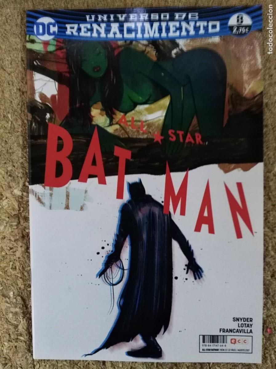 C&oacute;mics: DC Renacimiento. All Star Batman num.8 . DC Comics. ECC