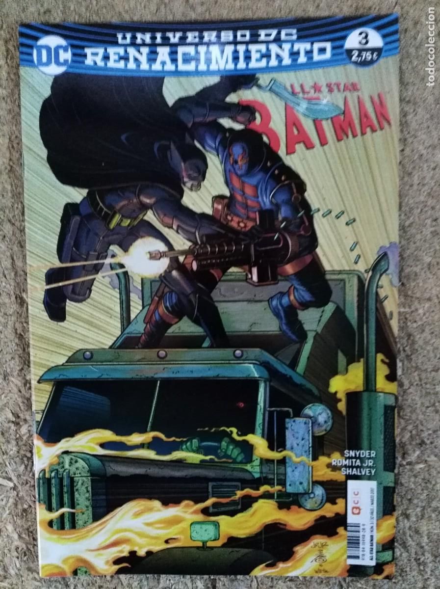 C&oacute;mics: DC Renacimiento. All Star Batman num.3 . DC Comics. ECC