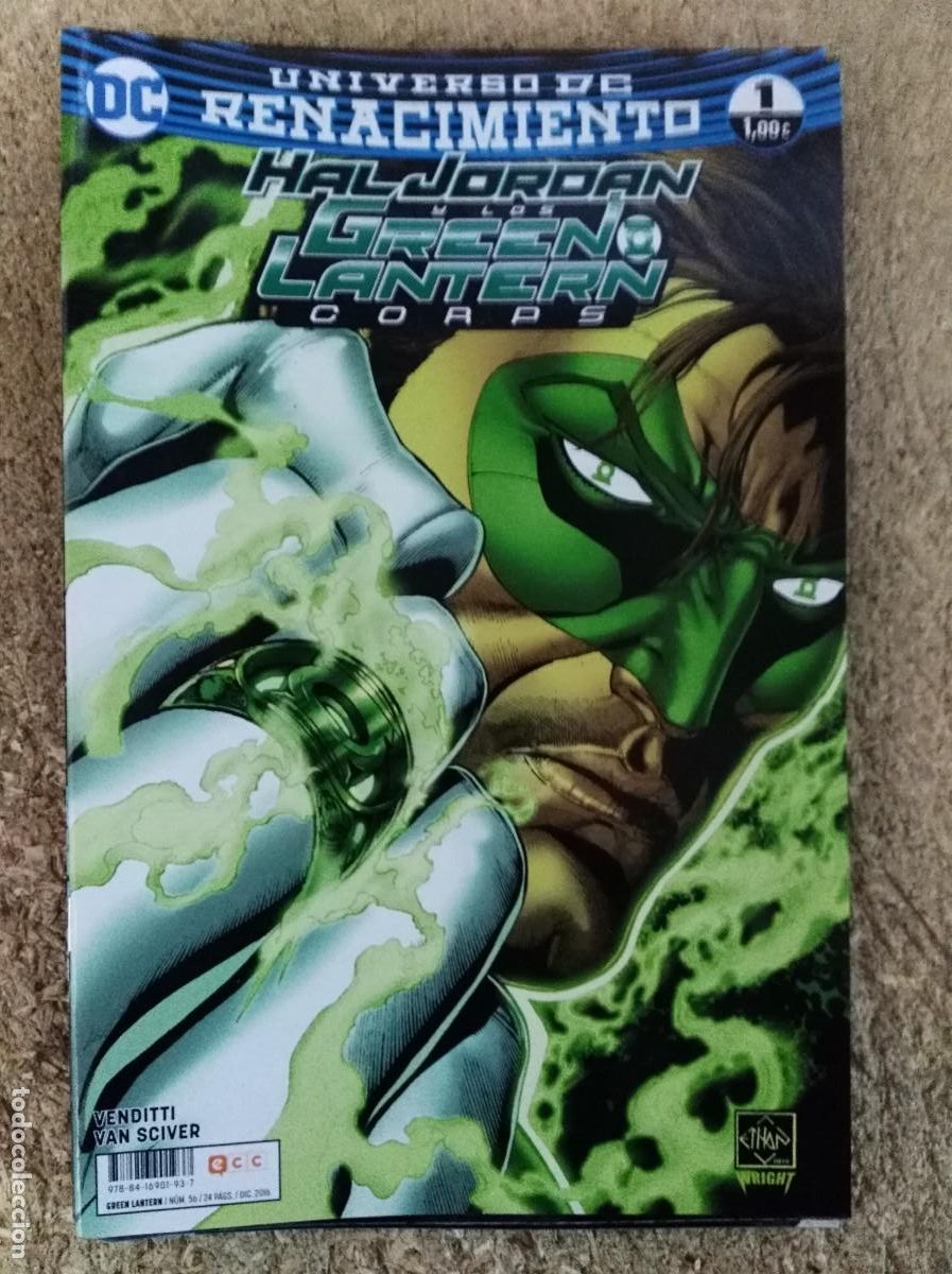 C&oacute;mics: DC Renacimiento. Hal Jordan y Los Green Lanterns Corps num.1 . DC Comics. ECC