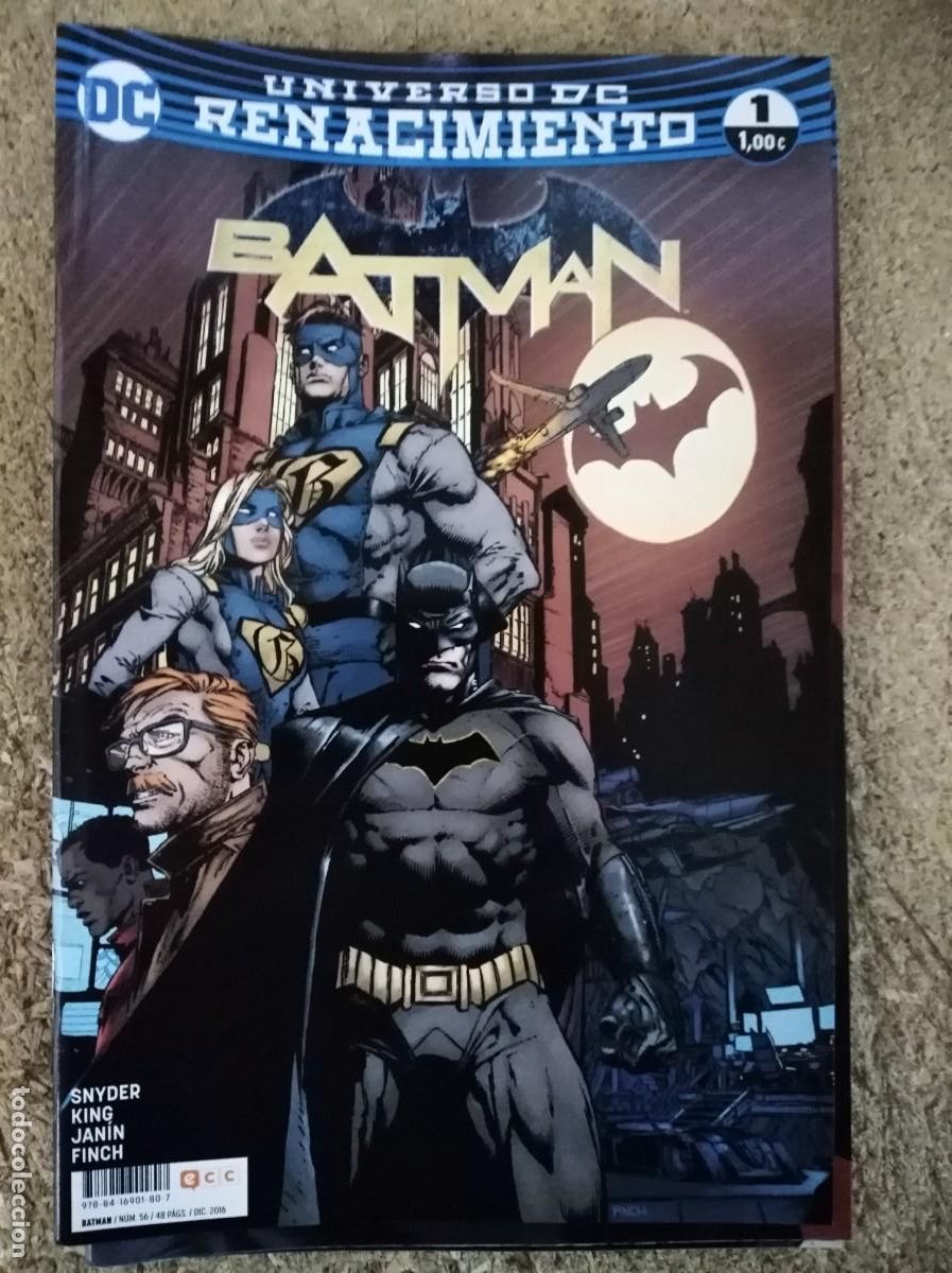 C&oacute;mics: DC Renacimiento. Batman num.1 . DC Comics. ECC - Foto 1