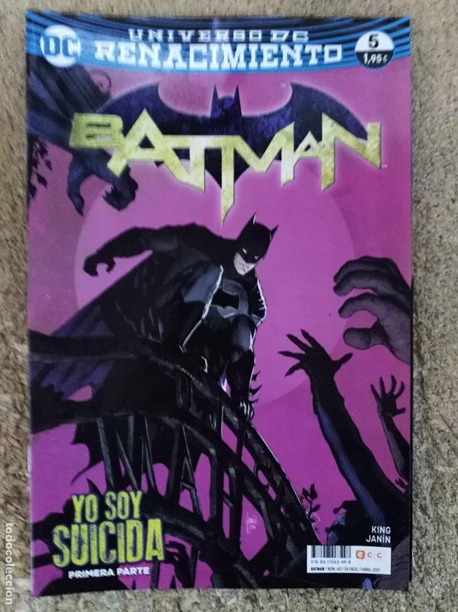C&oacute;mics: DC Renacimiento. Batman num.5 . DC Comics. ECC - Foto 1