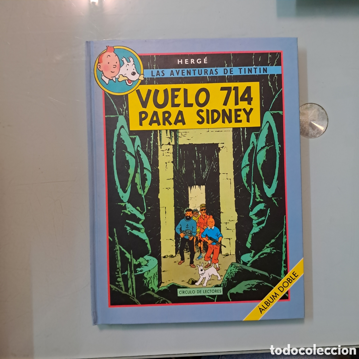 C&oacute;mics: Tintin, Vuelo 714 para Sidney, C&iacute;rculo de Lectores - Foto 1