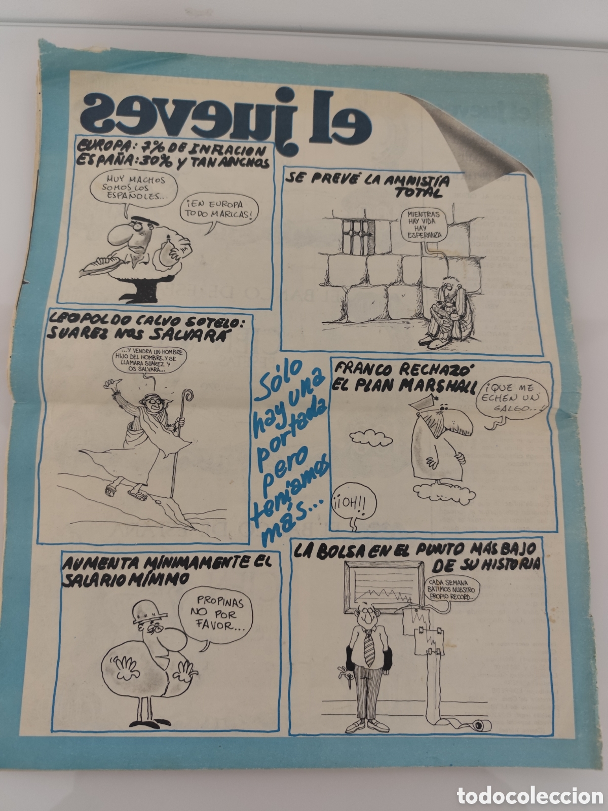 C&oacute;mics: EL JUEVES N&ordm; 18 - 23 SET. 1977 -A&Ntilde;O 1 - Foto 2