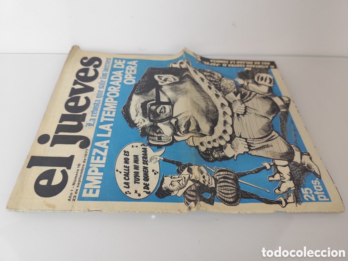 C&oacute;mics: EL JUEVES N&ordm; 18 - 23 SET. 1977 -A&Ntilde;O 1 - Foto 3