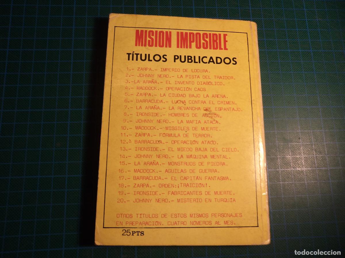 C&oacute;mics: Mision imposible. N&ordm; 19. Sargento Ironside. Euredit. Con se&ntilde;ales de uso. - Foto 3