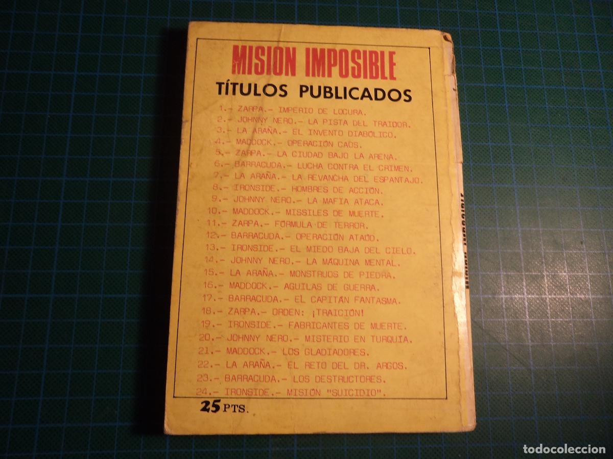 C&oacute;mics: Mision imposible. N&ordm; 21. Maddock. Euredit. Lomo deteriorado. - Foto 3